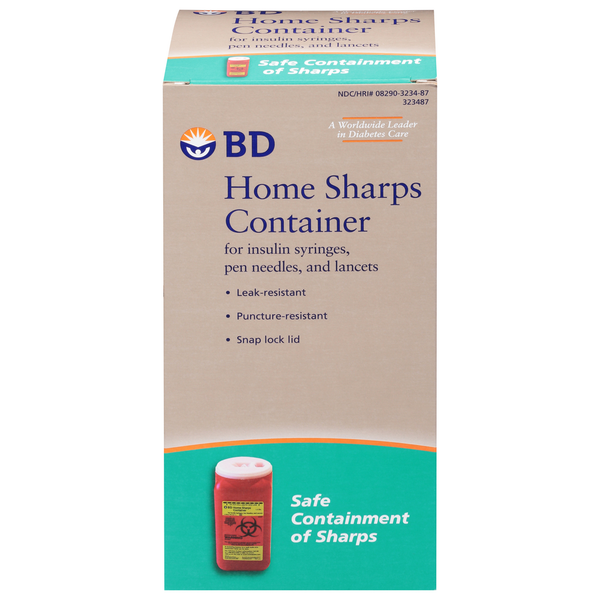 Diabetic Care BD Home Sharps Container hero