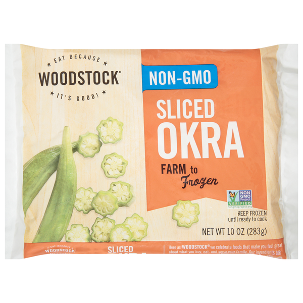 Frozen Produce WOODSTOCK Non-GMO Sliced Okra hero