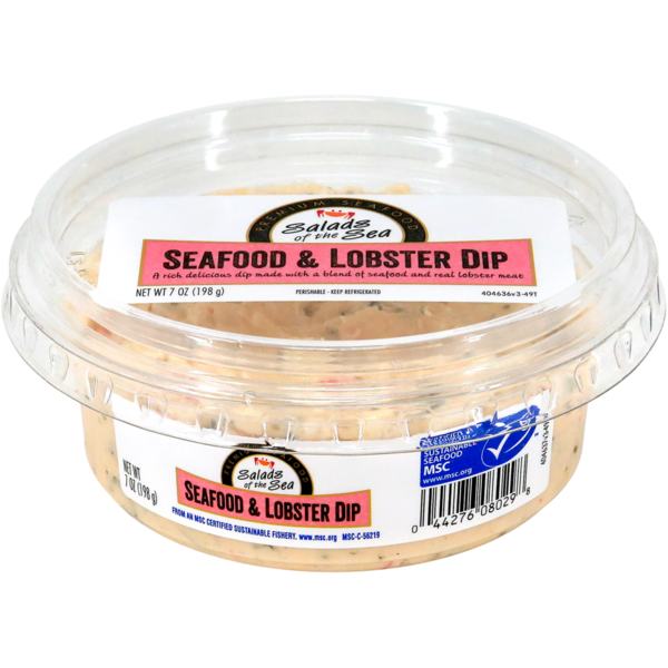 Fresh Dips & Tapenades Salads of the Sea Dip, Seafood & Lobster hero