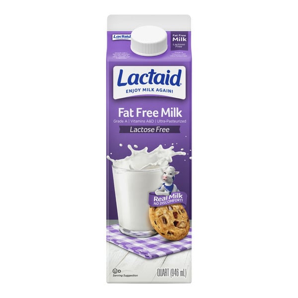 Soy & Lactose-Free Lactaid Fat Free Lactose Free Milk hero