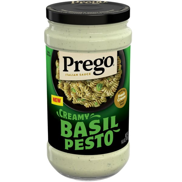 Pasta Sauce Prego Creamy Basil Pesto Pasta Sauce hero