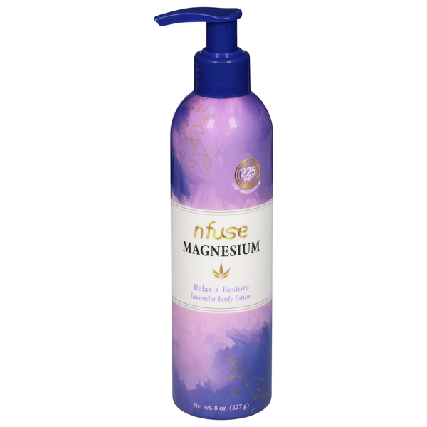 nfuse Body Lotion, Lavender, Relax + Restore, Magnesium hero