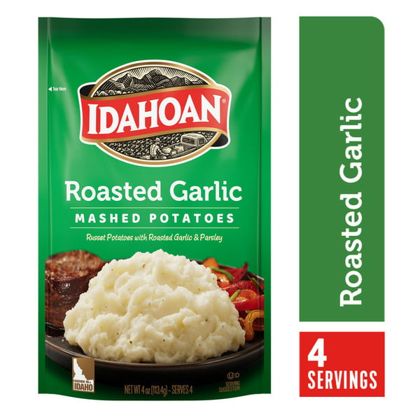 Instant Foods Idahoan® Roasted Garlic Mashed Potatoes hero