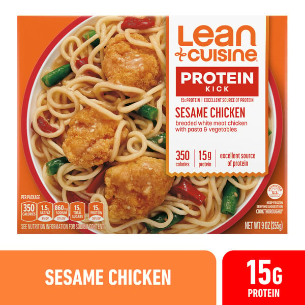 Frozen Meals Lean Cuisine Sesame Chicken Tray Frozen Entrée hero