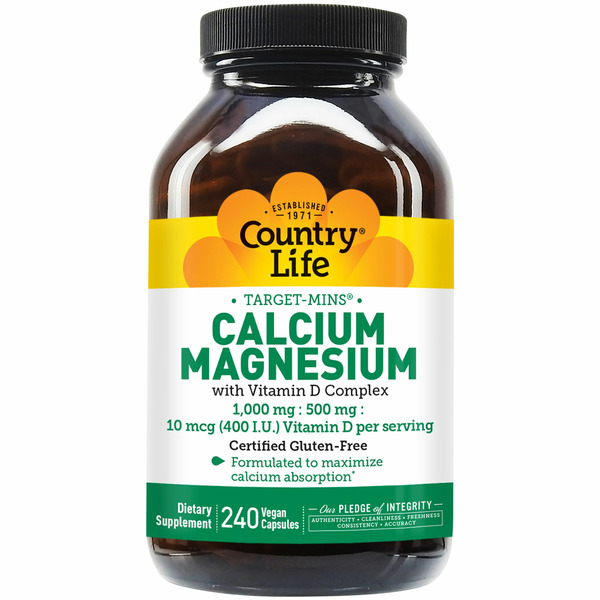 Calcium Country Life Tm Cal-Mag+D Veg Caps hero