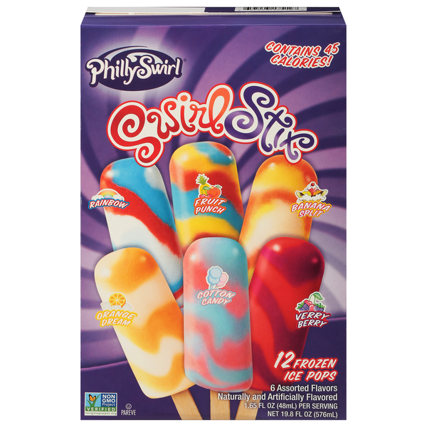 Frozen Dessert & Novelties PhillySwirl SwirlStix Frozen Dessert hero