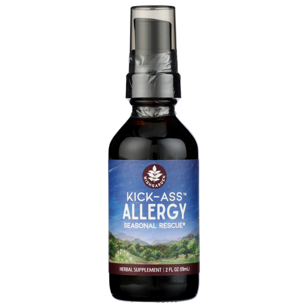 Cold, Flu & Allergy WishGarden Herbs Kick-Ass Allergy, Pump Top hero