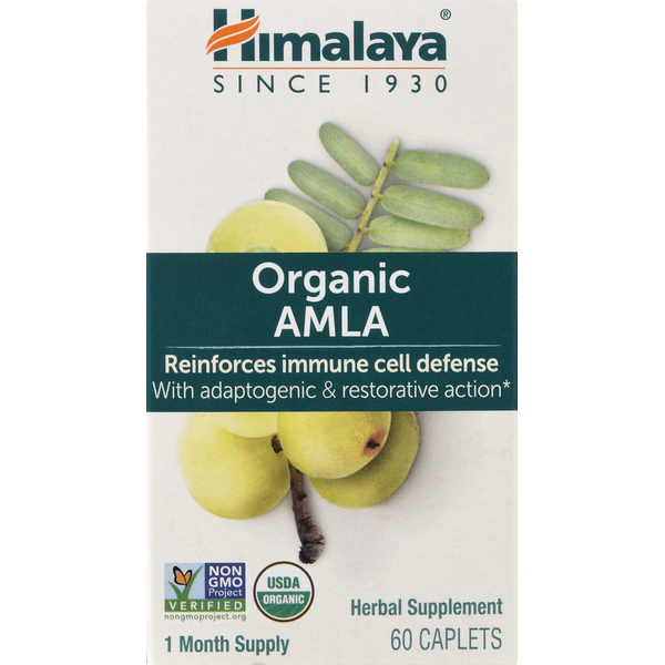 Vitamins & Supplements Himalaya Amla, Organic, Caplets hero