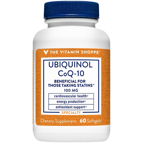 Heart Health The Vitamin Shoppe Ubiquinol CoQ10 100 mg (60 Softgels) hero