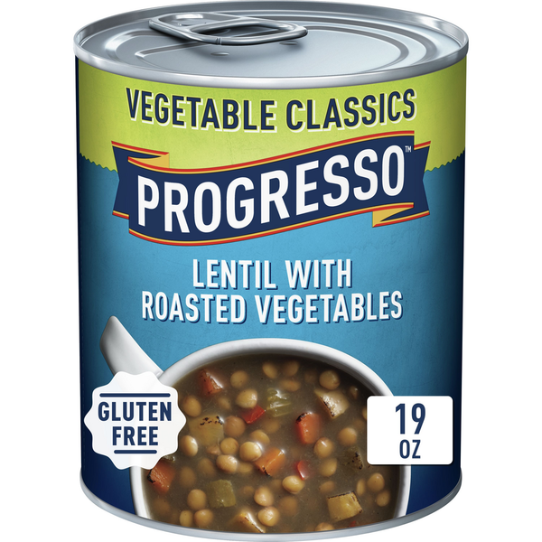 Soup, Broth & Bouillon Progresso Lentil With Roasted Vegetables Soup hero