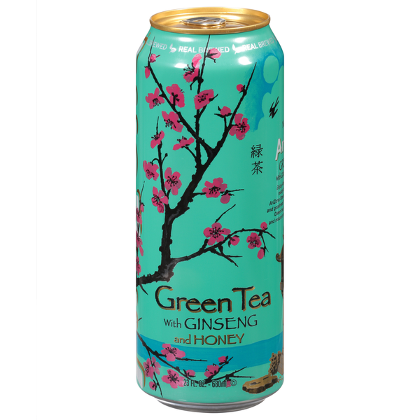 Tea AriZona Green Tea, with Ginseng and Honey, Real Brewed hero