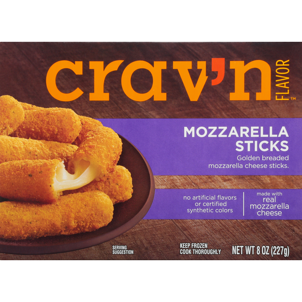 Frozen Appetizers & Sides Crav'n Flavor Mozzarella Sticks hero