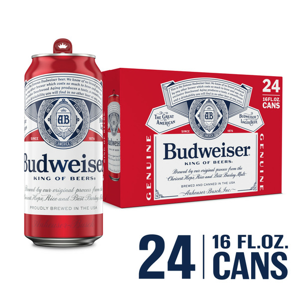 Budweiser Lager Beer Cans hero