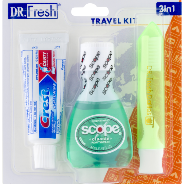 Oral Hygiene DR. Fresh Travel Kit 3-in-1 hero