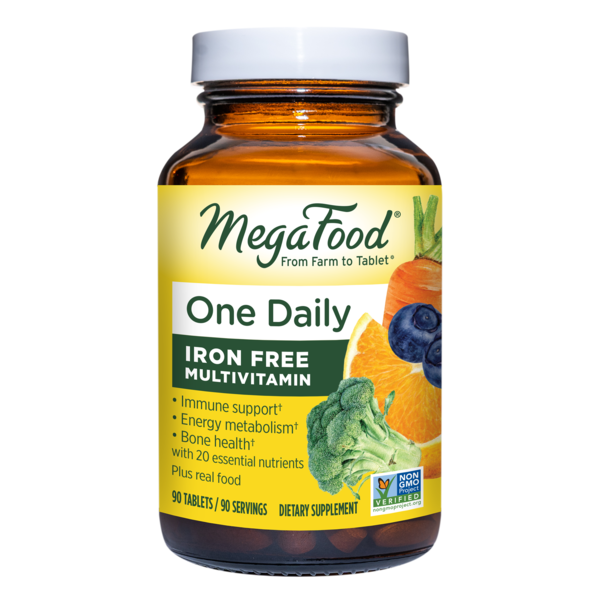 Vitamins & Supplements MegaFood One Daily Iron Free Multivitamin hero