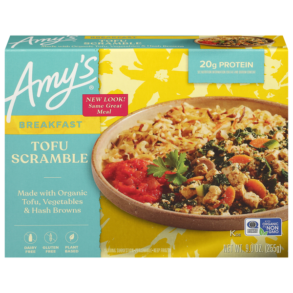 Frozen Breakfast Amy's Kitchen Tofu Scramble hero