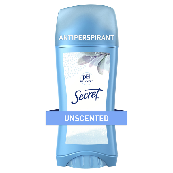 Deodorants Secret Unscented Invisible Solid Antiperspirant and Deodorant hero