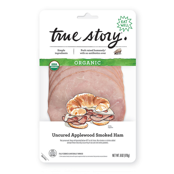 Meat True Story Uncured Applewood Smoked Ham hero