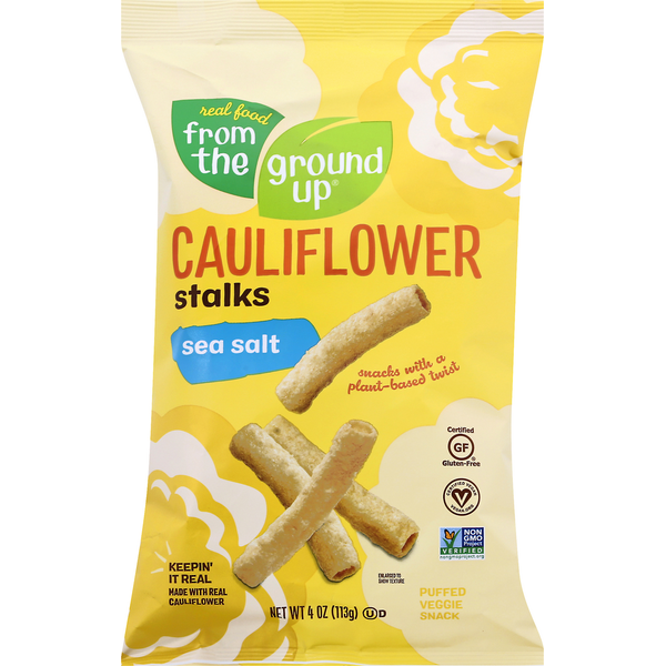 More International Foods From the Ground Up Cauliflower Stalks, Sea Salt hero