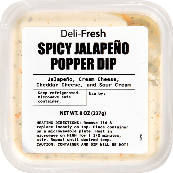 Fresh Dips & Tapenades International Gourmet Popper Dip, Spicy Jalapeno, Deli-Fresh hero