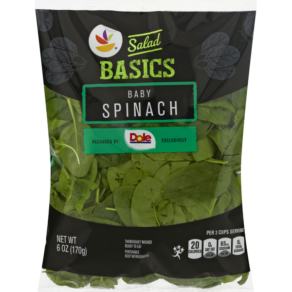 Packaged Vegetables & Fruits Store Brand Salad Basics Baby Spinach hero