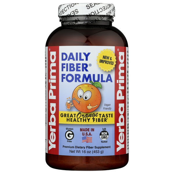 Vitamins & Supplements Yerba Prima Daily Fiber Formula hero