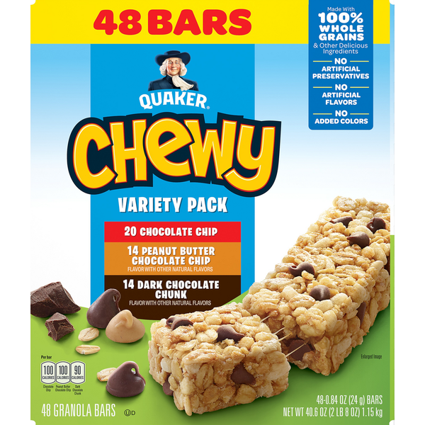 Energy & Granola Bars Quaker Variety Granola Cereal Or Fruit Bars hero