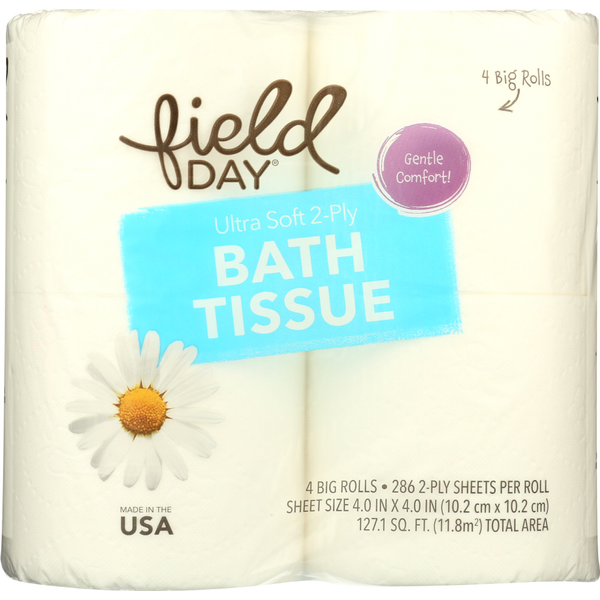 Paper Goods FIELD DAY Double Roll 2-Ply Bath Tissue hero