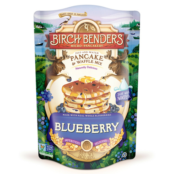 Hot Cereal & Pancake Mixes Birch Benders Blueberry Pancake & Waffle Mix hero