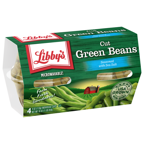 Canned & Jarred Vegetables Libby's Cut Green Beans Lightly Seasoned with Sea Salt hero