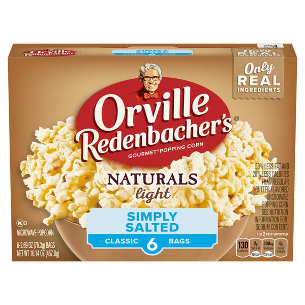 Popcorn & Jerky Orville Redenbacher's Naturals Simply Salted Popcorn hero