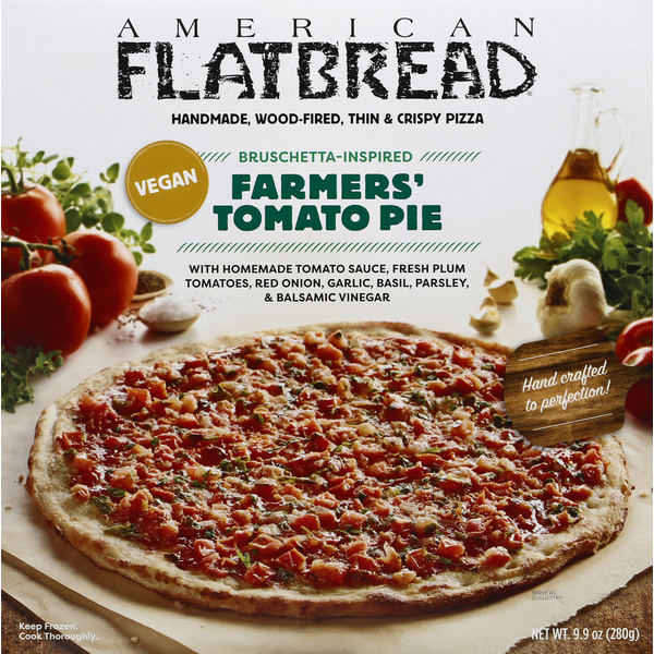 Frozen Pizza American Flatbread Pizza, Farmers Tomato Pie hero