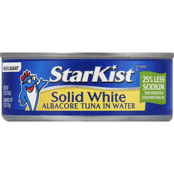 Canned Meat, Seafood & Beans StarKist® Albacore Tuna, in Water, Solid White hero