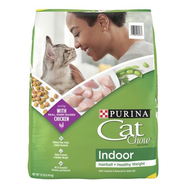 Cat Food Purina Cat Chow Indoor Dry Cat Food, Hairball + Healthy Weight hero