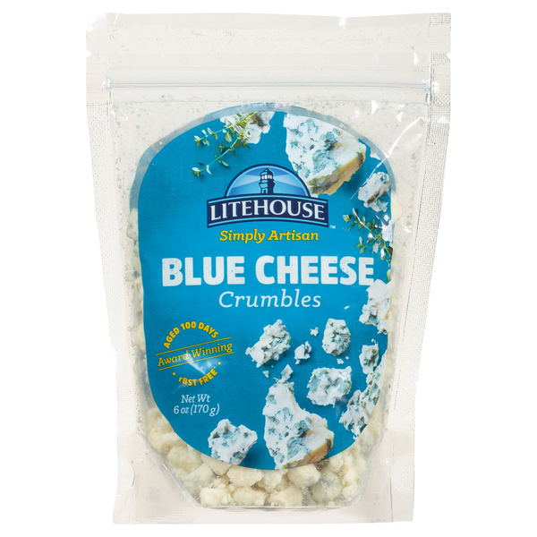 Packaged Cheese Litehouse Cheese, Blue Cheese Crumbles hero