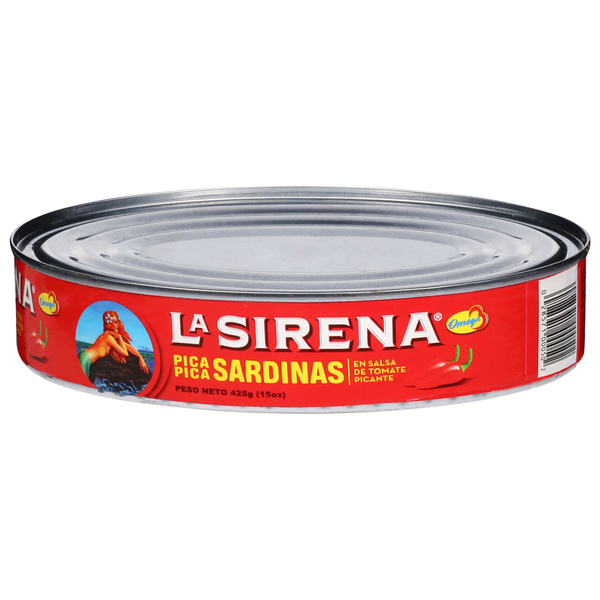 Canned Meat, Seafood & Beans La Sirena Sardines, Pica Pica hero