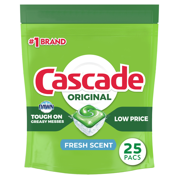 Dish Detergents Cascade Dishwasher Detergent Pods, Fresh hero