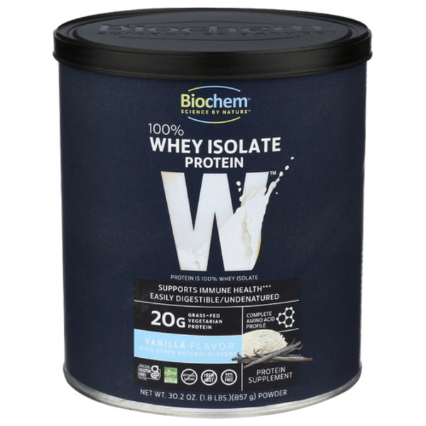 Sports Nutrition & Amino Acids Biochem Vanilla Whey Protein hero