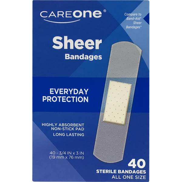 First Aid CareOne Sterile Sheer Bandages hero