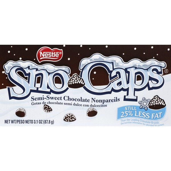 Candy & Chocolate Nestlé Sno-Caps Nonpareils, Semi-Sweet Chocolate hero