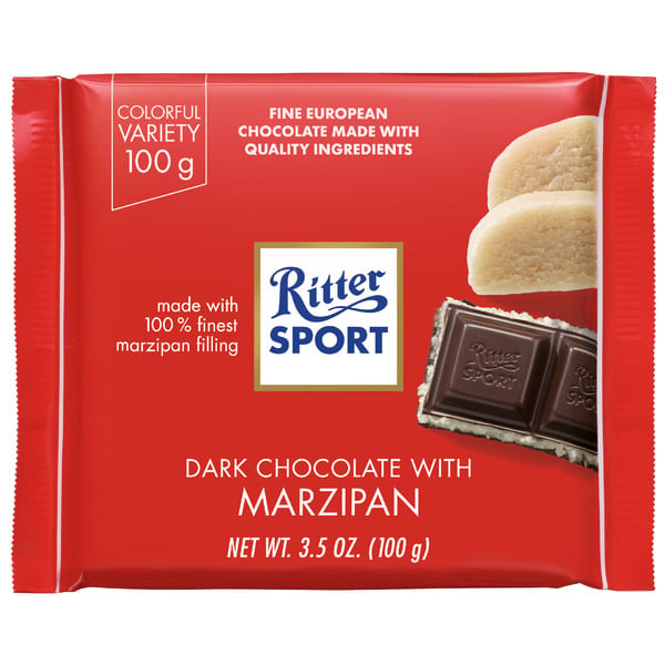 Candy & Chocolate Ritter Sport Dark Chocolate with Marzipan hero