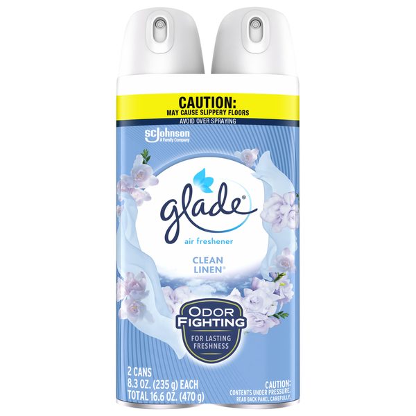 Air Fresheners & Candles Glade Air Freshener, Clean Linen, Value Pack hero