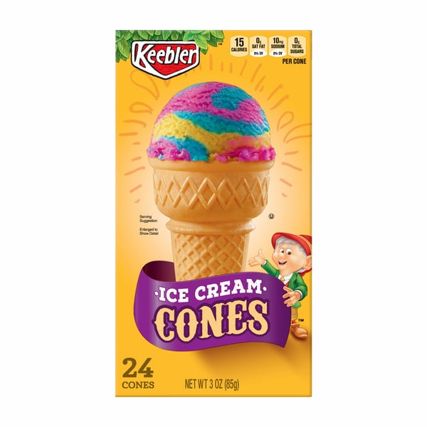 Ice Cream Toppings Keebler Cones Original hero