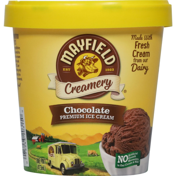 Ice Cream & Ice Mayfield Dairy Farms Ice Cream, Premium, Chocolate hero