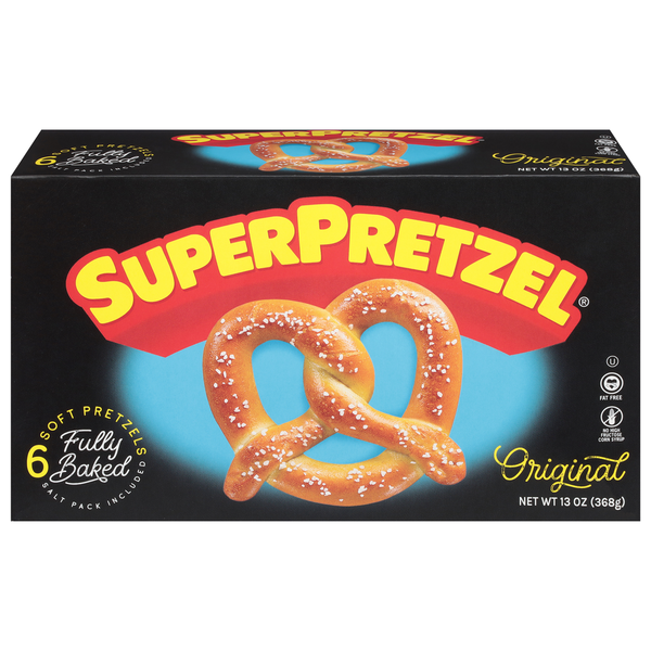 Frozen Appetizers & Sides SUPERPRETZEL Original Soft Pretzels hero