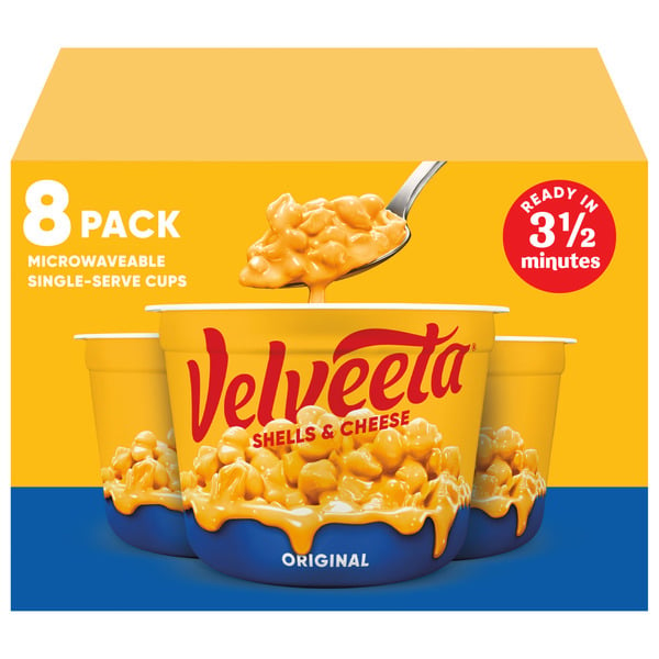 Instant Foods VELVEETA Shells & Cheese Original Microwavable Mac & Cheese Cups hero