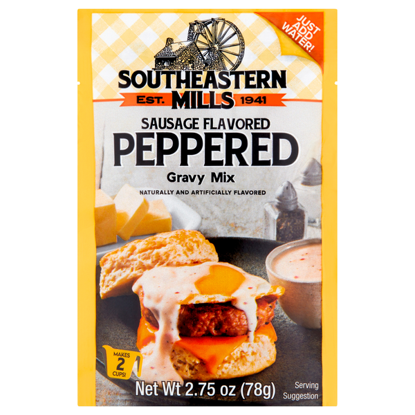 Marinades & Meat Preparation Southeastern Mills Gravy Mix, Sausage Flavored, Peppered hero