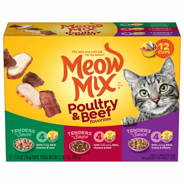 Cat Food & Care Meow Mix Wet Cat Food hero