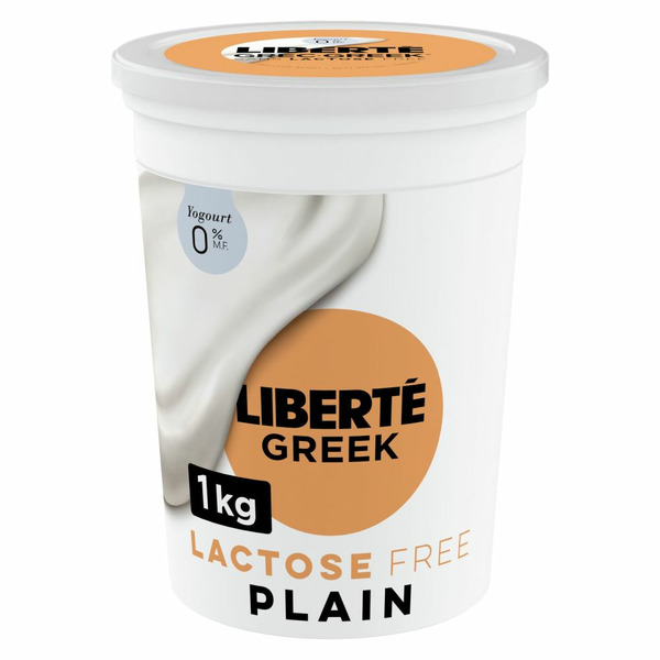 Yogurt Liberté Greek 0% Lactose Free Yogurt, Plain, High Protein hero