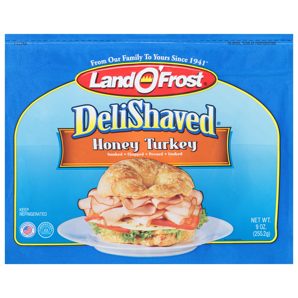 Packaged Lunchmeat Land O’Frost Turkey, Honey hero